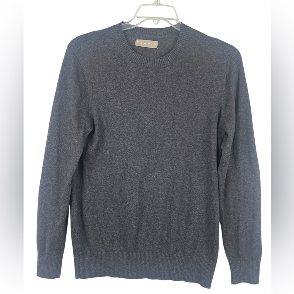 Men’s Everlane organic cotton Coolmax blend pullover sweater. Size medium GUC